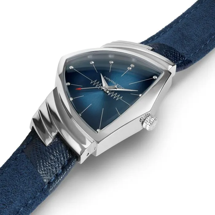 Hamilton Ventura Quartz Mavi H24411942 detay görseli 1