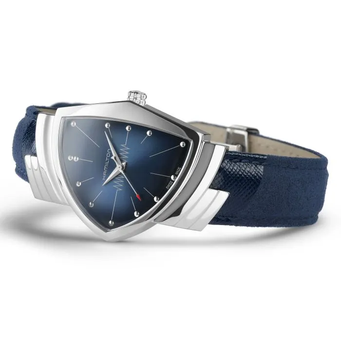Hamilton Ventura Quartz Mavi H24411942 detay görseli 2