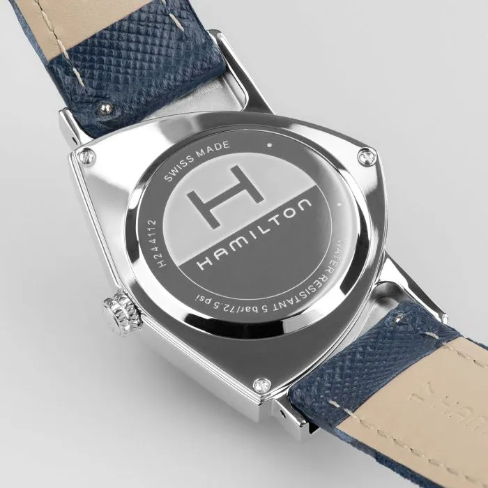 Hamilton Ventura Quartz Mavi H24411942 detay görseli 3