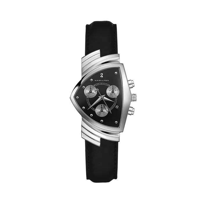 Hamilton Ventura Chrono Quartz Siyah H24412732