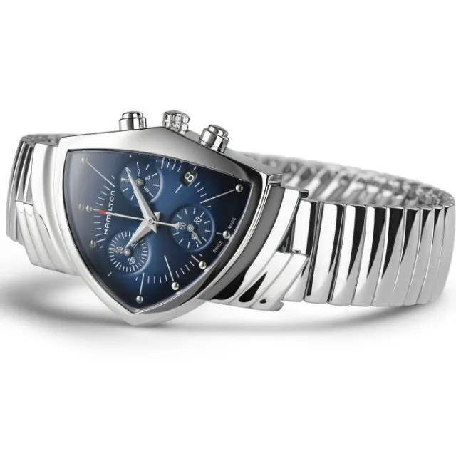 Hamilton Ventura Chrono Quartz Mavi H24432141 Görsel 2