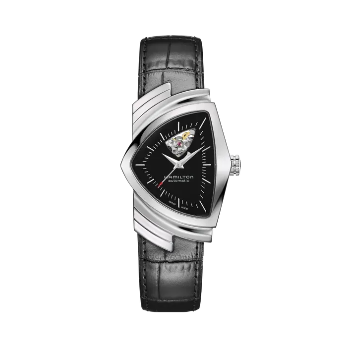 Hamilton Ventura Open Heart Auto Siyah H24515732