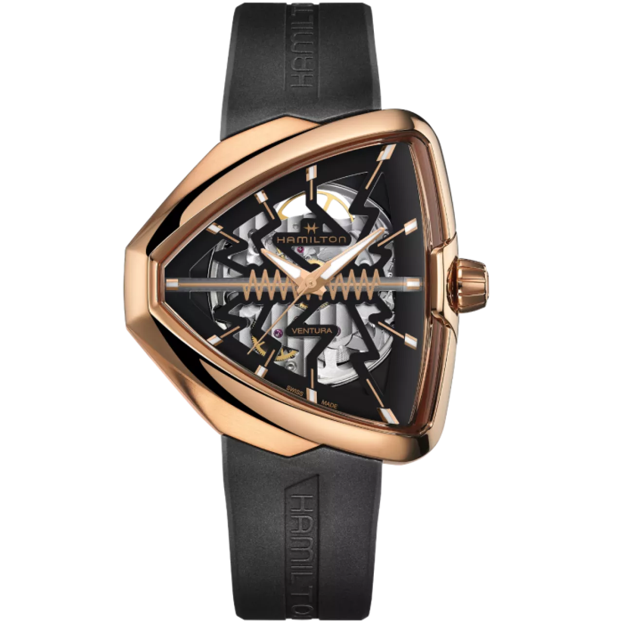 Hamilton Ventura Elvis80 Skeleton Auto H24525331 detay görseli 3