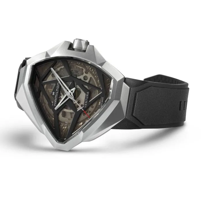 Hamilton Ventura Edge Skeleton Otomatik Siyah H24635330 detay görseli 2