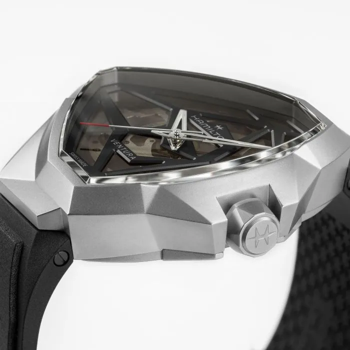 Hamilton Ventura Edge Skeleton Otomatik Siyah H24635330 detay görseli 4