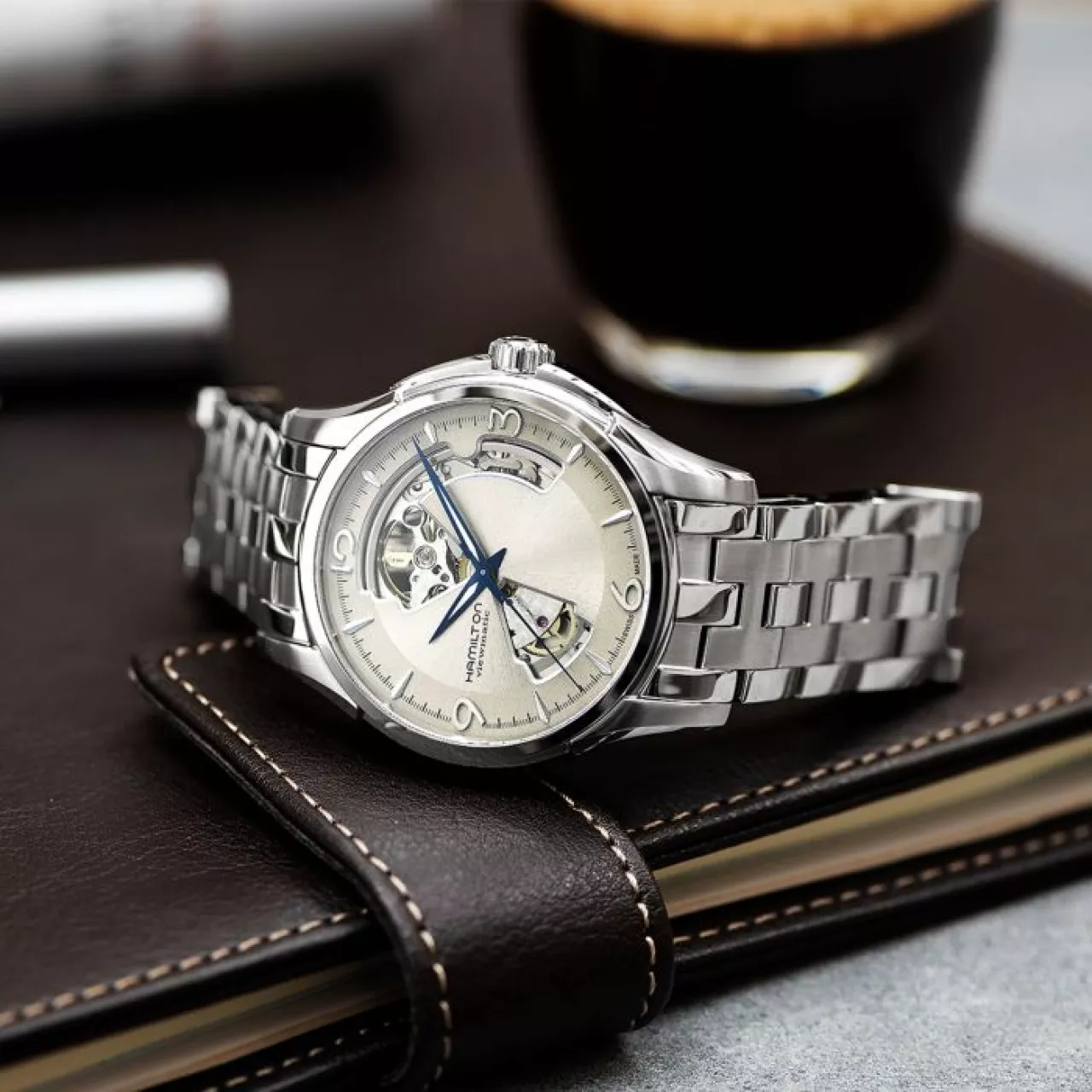Hamilton Jazzmaster Open Heart Auto H32565121 detay görseli 1