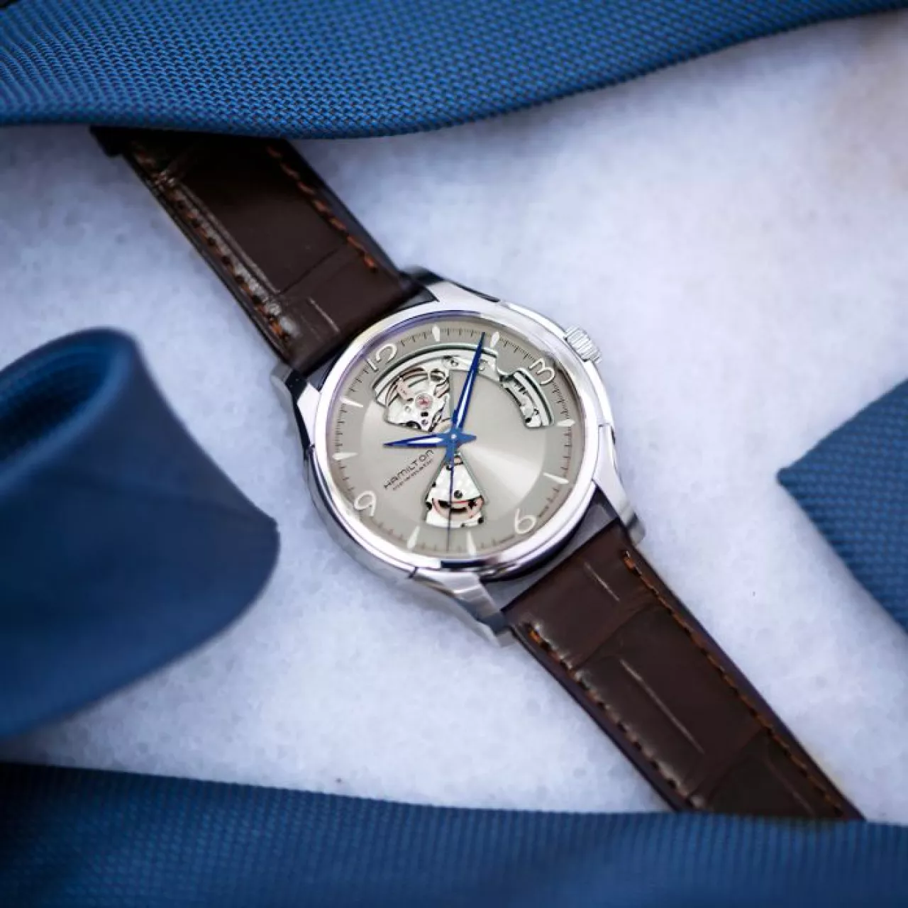 Hamilton Jazzmaster Open Heart Auto H32565521 detay görseli 1