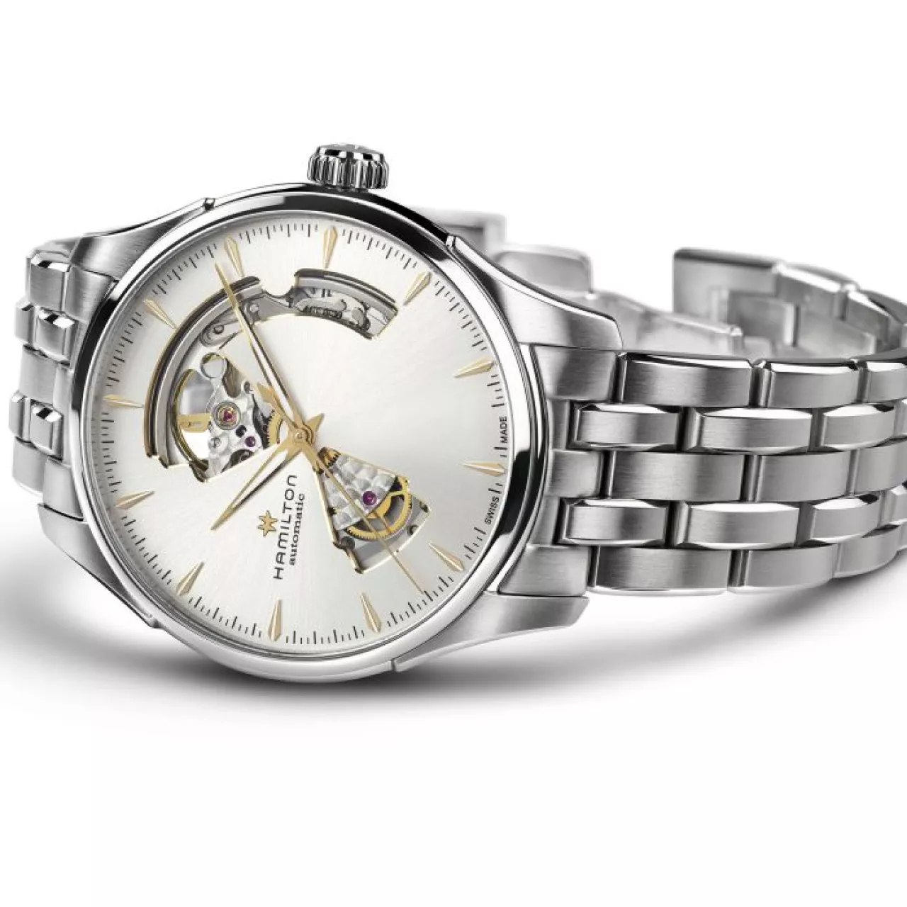 Hamilton Jazzmaster Open Heart Auto H32675151 detay görseli 5
