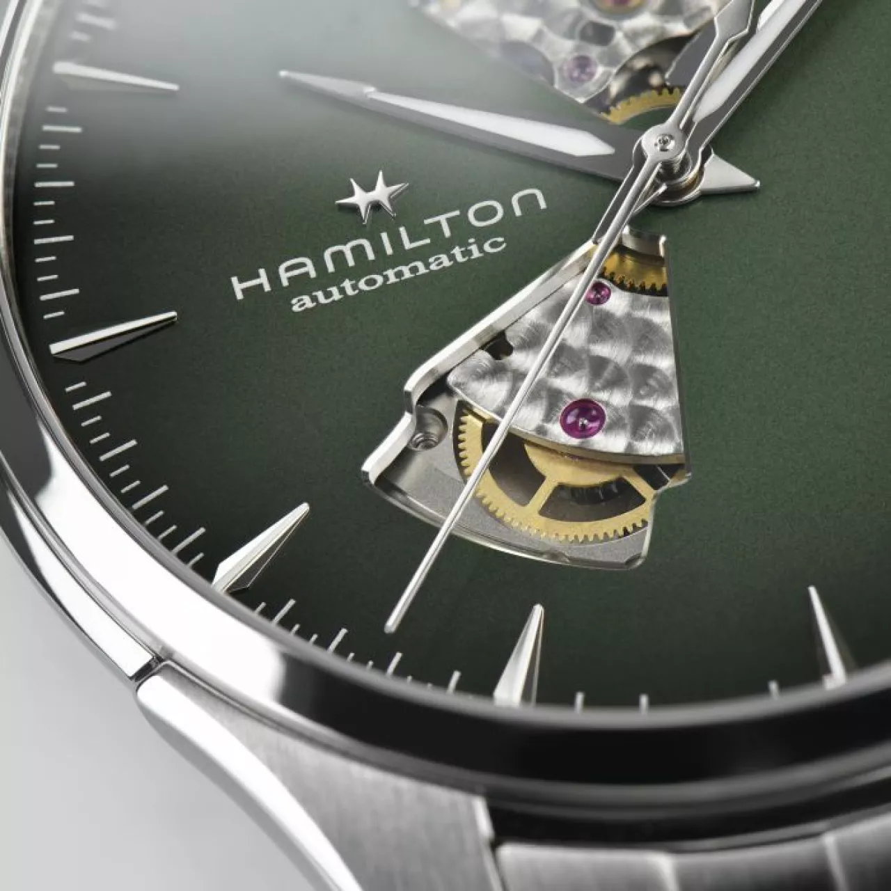 Hamilton Jazzmaster Open Heart Auto H32675160 detay görseli 4