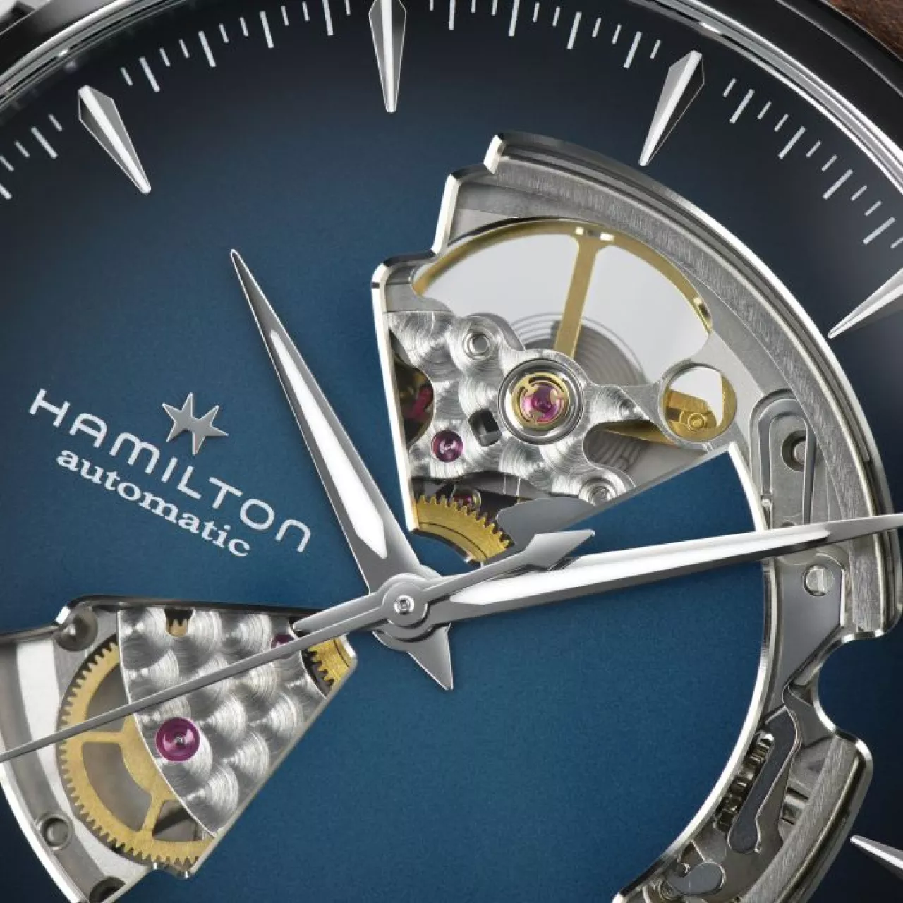 Hamilton Jazzmaster Open Heart Auto H32675540 detay görseli 4