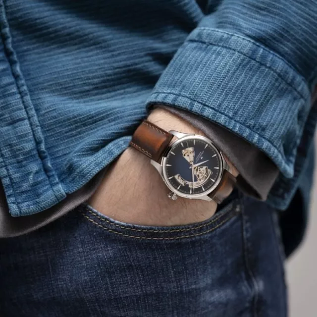 Hamilton Jazzmaster Open Heart Auto H32675540 Görsel 6