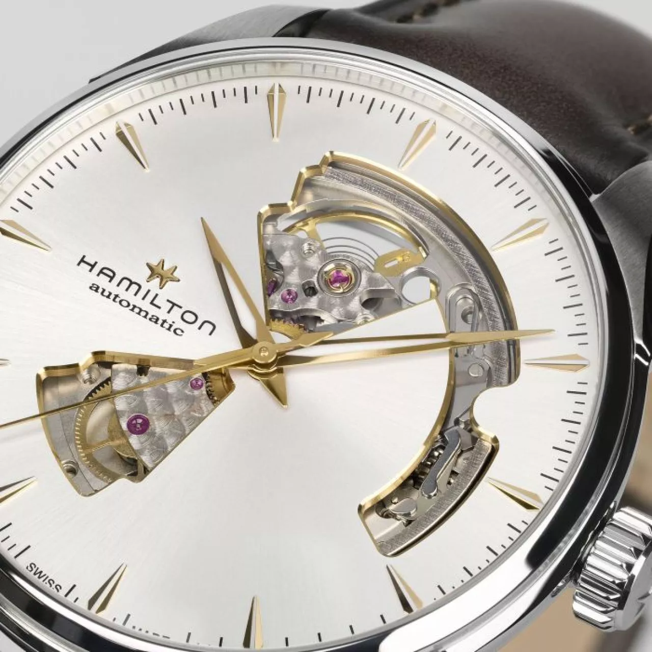 Hamilton Jazzmaster Open Heart Auto H32675551 detay görseli 2