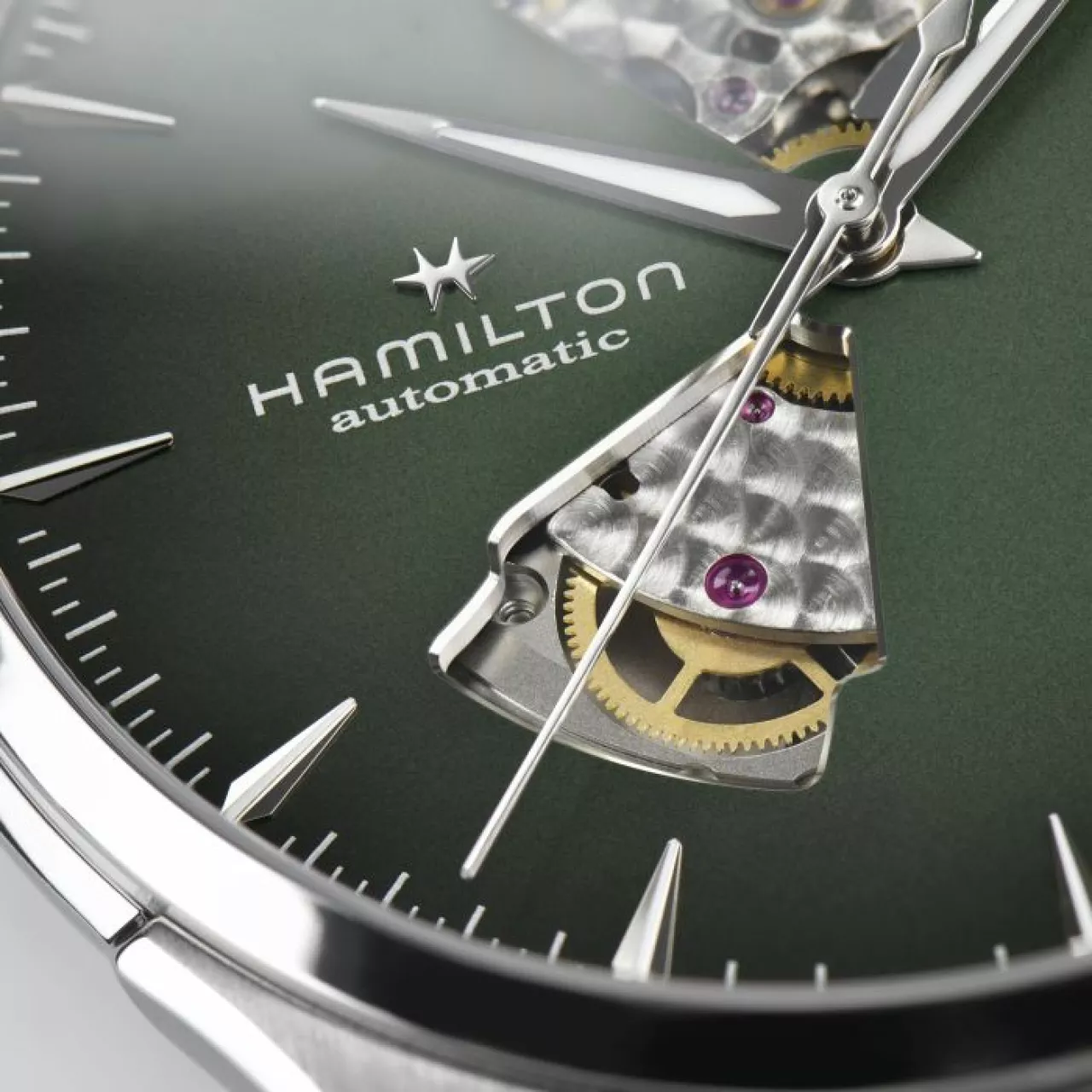Hamilton Jazzmaster Open Heart Auto H32675560 detay görseli 4