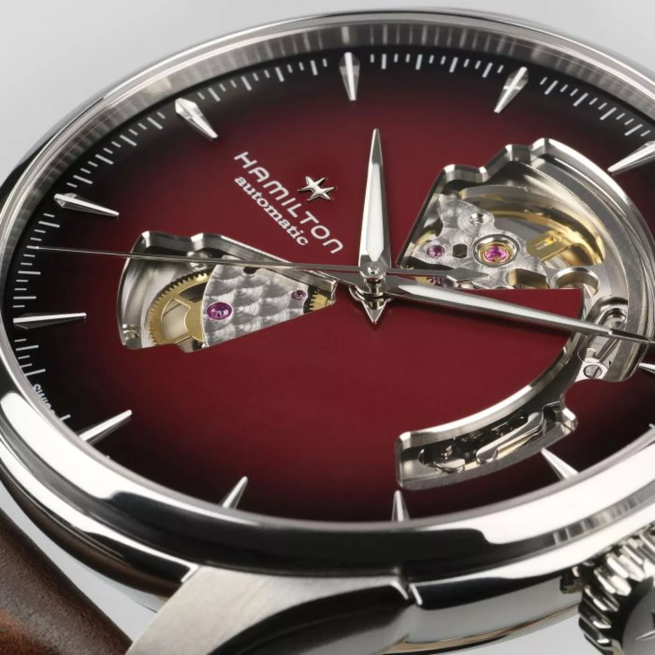 Hamilton Jazzmaster Open Heart Auto H32675570 detay görseli 4