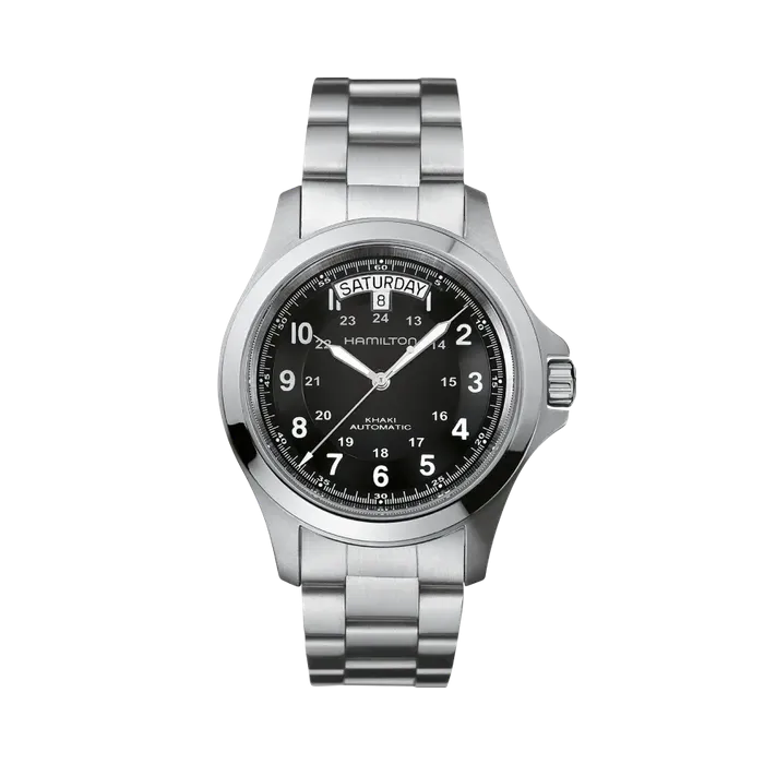 Hamilton Khaki Field King Auto Otomatik Siyah H64455133