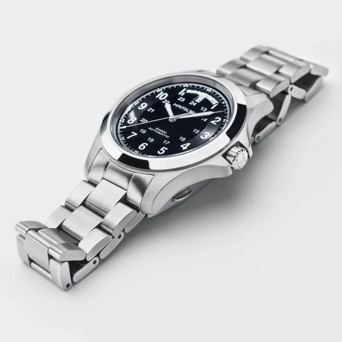 Hamilton Khaki Field King Auto Otomatik Siyah H64455133 detay görseli 3