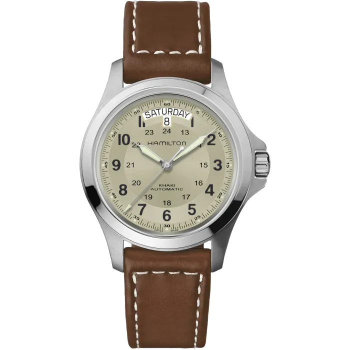 Hamilton Khaki Field King Auto Bej H64455523 detay görseli 1