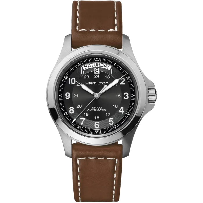 Hamilton Khaki Field King Auto Siyah H64455533 detay görseli 1