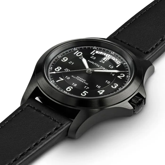 Hamilton Khaki Field King Auto Siyah H64465733 detay görseli 1