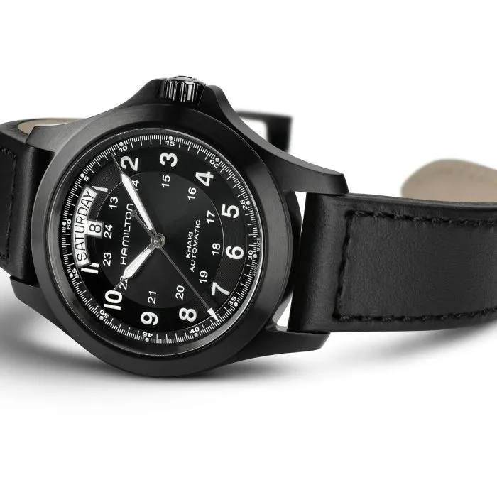 Hamilton Khaki Field King Auto Siyah H64465733 detay görseli 2