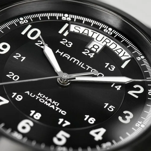 Hamilton Khaki Field King Auto Siyah H64465733 Görsel 4
