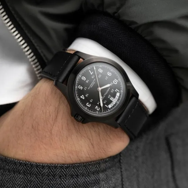 Hamilton Khaki Field King Auto Siyah H64465733 Görsel 5