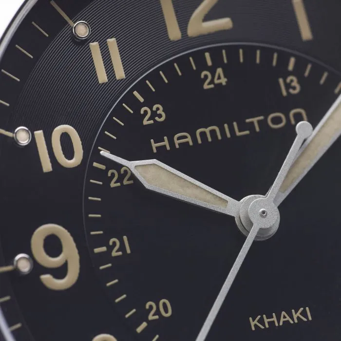 Hamilton Khaki Field Quartz Siyah H68551833 detay görseli 1