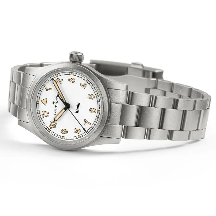 Hamilton Khaki Field Quartz Beyaz H69301110 detay görseli 2