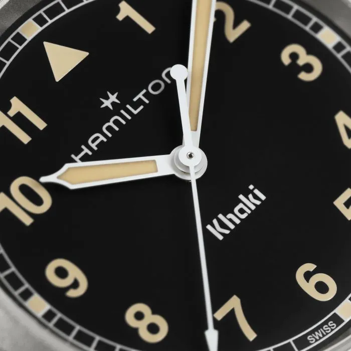 Hamilton Khaki Field Black H69301131 detay görseli 4