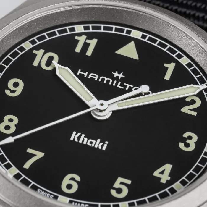 Hamilton Khaki Field Quartz Black H69301430 detay görseli 3