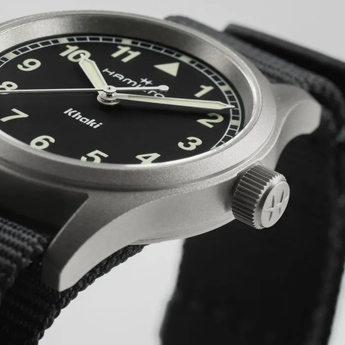 Hamilton Khaki Field Quartz Black H69301430 detay görseli 4