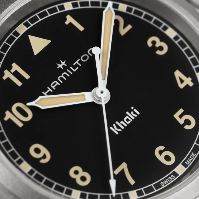 Hamilton Khaki Field Black H69301930 detay görseli 3