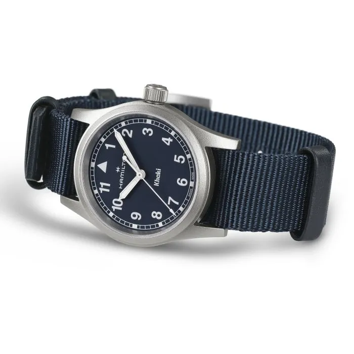 Hamilton Khaki Field Quartz Mavi H69301940 detay görseli 2
