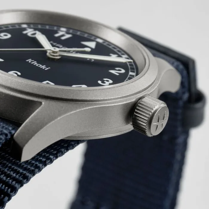 Hamilton Khaki Field Quartz Mavi H69301940 detay görseli 4