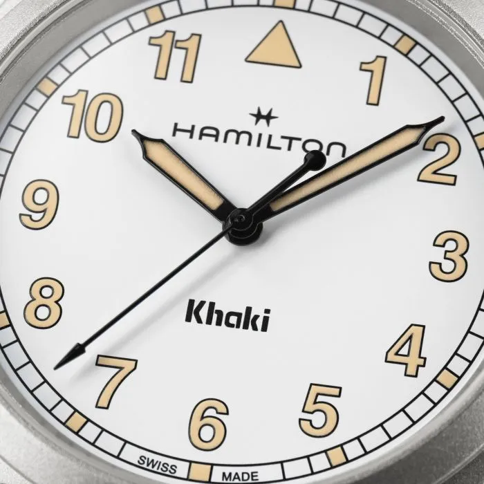 Hamilton Khaki Field Quartz Beyaz H69401110 detay görseli 1