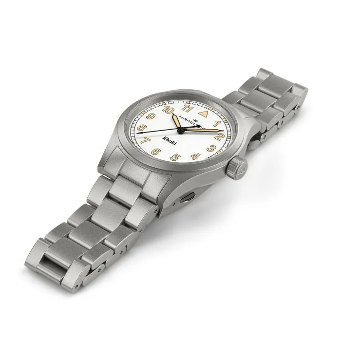 Hamilton Khaki Field Quartz Beyaz H69401110 detay görseli 3