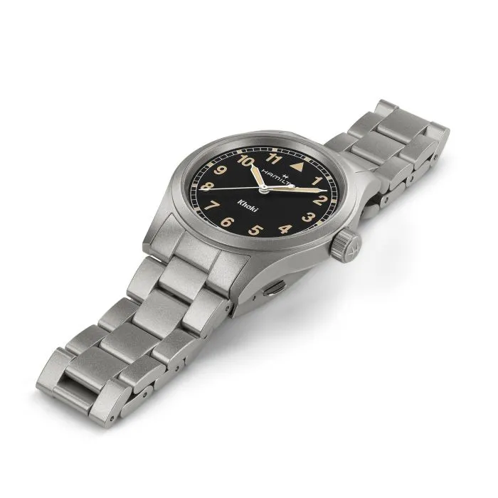 Hamilton Khaki Field Quartz Siyah H69401131 detay görseli 2