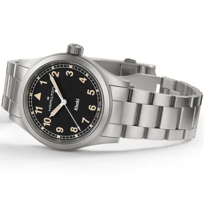 Hamilton Khaki Field Quartz Siyah H69401131 detay görseli 3