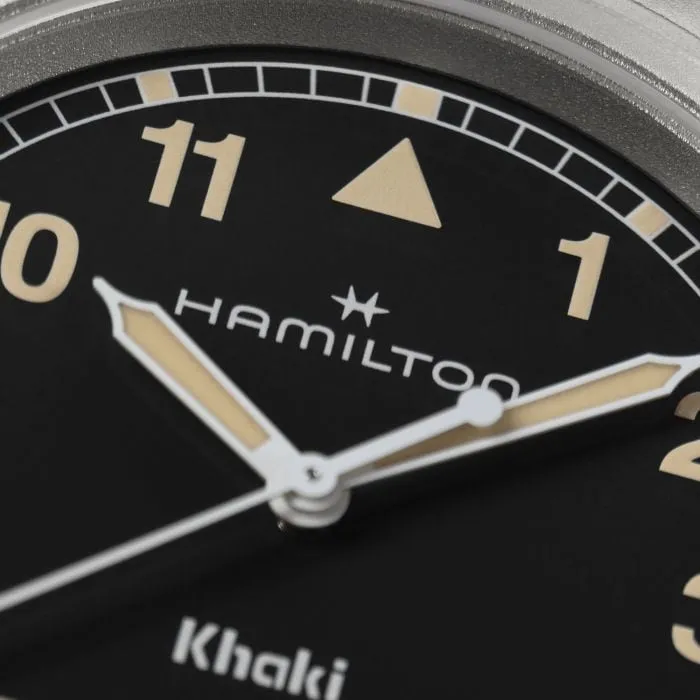 Hamilton Khaki Field Quartz Siyah H69401131 detay görseli 4
