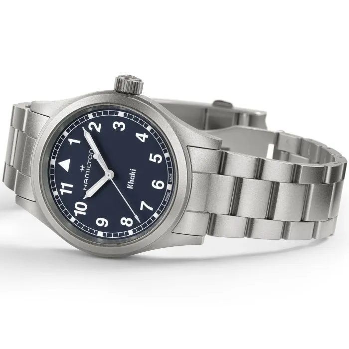 Hamilton Khaki Field Quartz Mavi H69401140 detay görseli 3