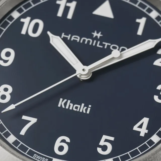 Hamilton Khaki Field Quartz Mavi H69401140 Görsel 2