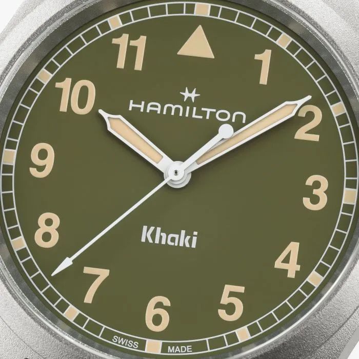 Hamilton Khaki Field Yeşil H69401160 detay görseli 4