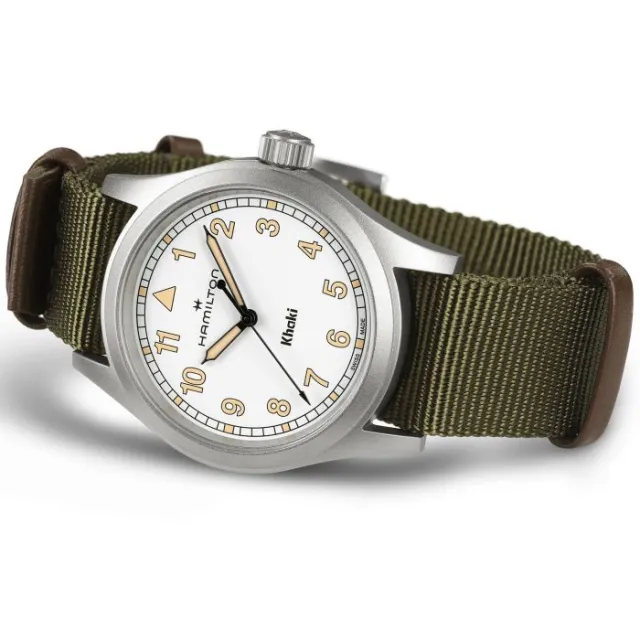Hamilton Khaki Field White H69401910 Görsel 3