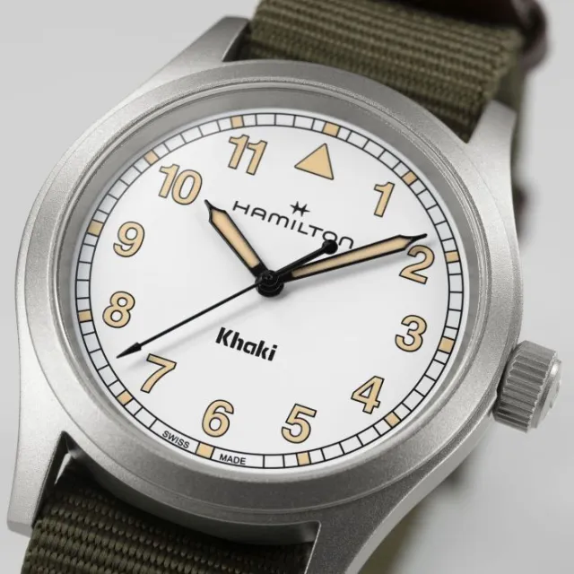 Hamilton Khaki Field White H69401910 Görsel 4