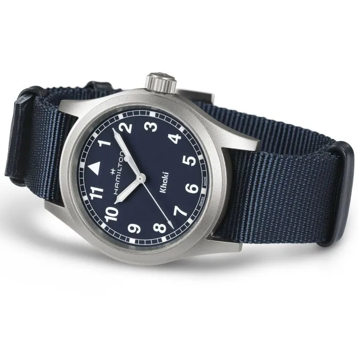 Hamilton Khaki Field Quartz Mavi H69401940 detay görseli 2