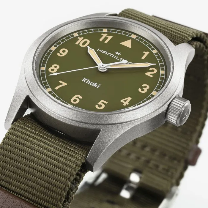 Hamilton Khaki Field Yeşil H69401960 detay görseli 2