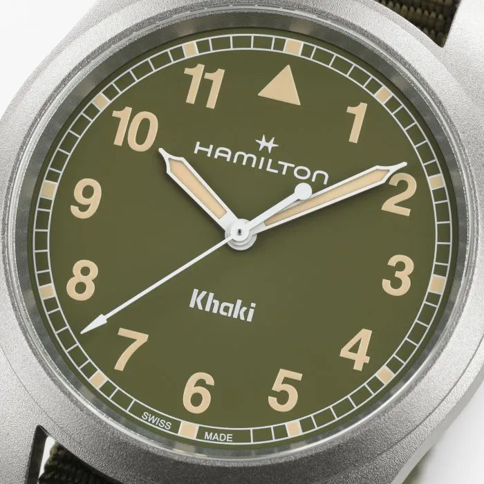 Hamilton Khaki Field Yeşil H69401960 detay görseli 3