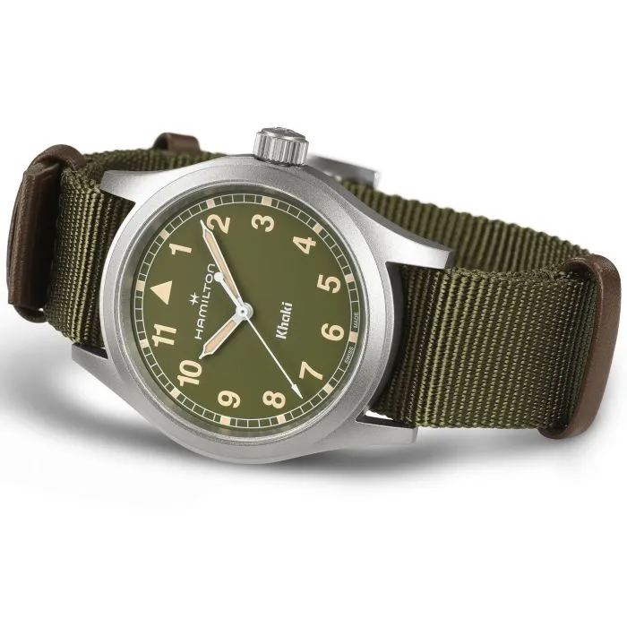 Hamilton Khaki Field Yeşil H69401960 detay görseli 4