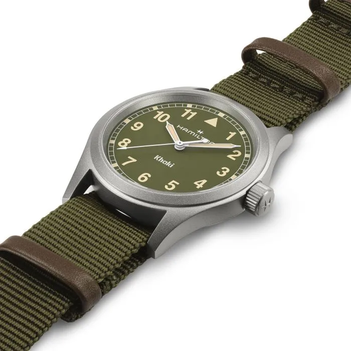 Hamilton Khaki Field Yeşil H69401960 detay görseli 5