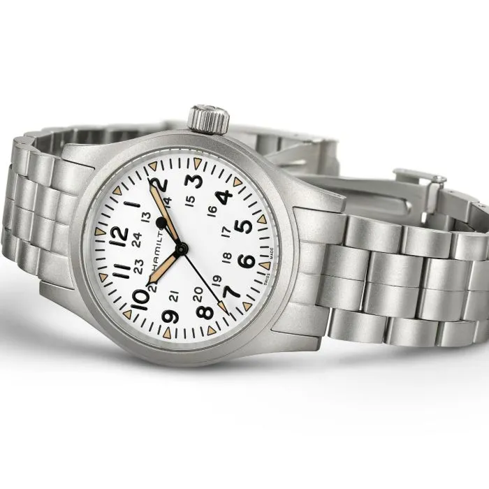 Hamilton Khaki Field Mechanical Beyaz H69439111 detay görseli 2